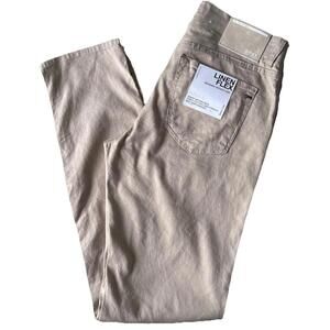 NWT BRAX  STYLE CHUCK  MENS TAN LINEN FLEX 5-POCKET PANT SIZE 30/32 $195